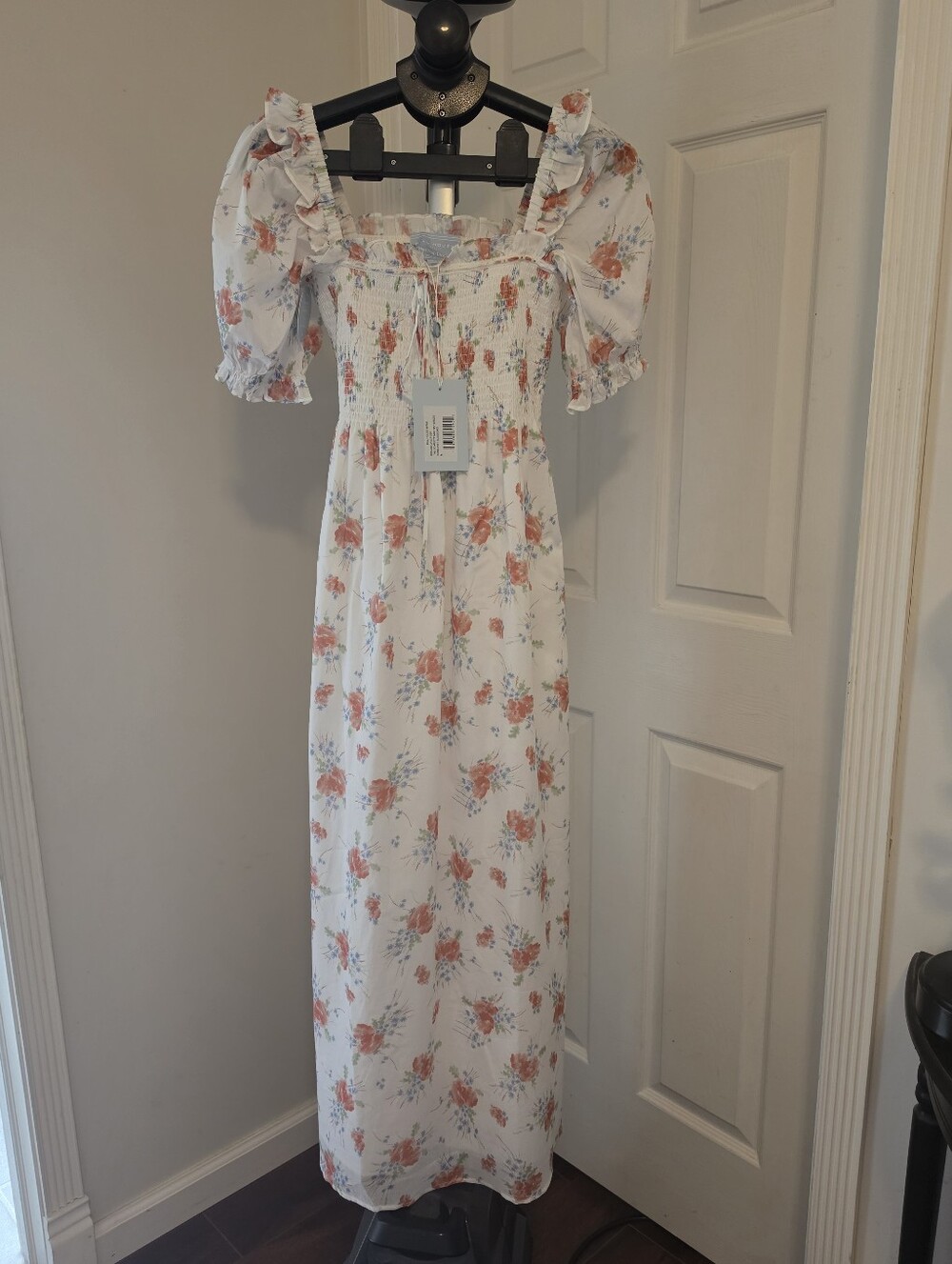 Hill House Home Scarlett Nap Dress In Scarlett Blossoms